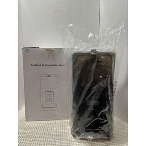 Petlibro Easy Feed 6L Automatic Pet Feeder Black Used Tested Working